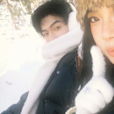 冬日限定！唯美小众真人情侣头像来袭