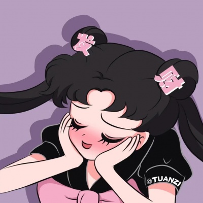 可爱发财好运卡通情侣头像