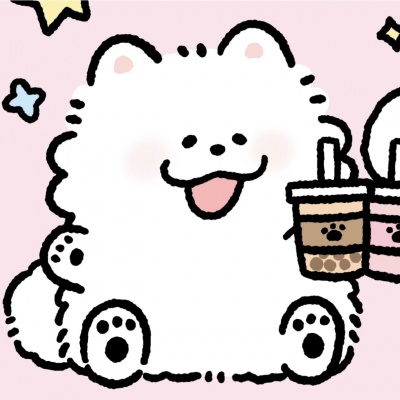 萌炸啦!治愈系可爱手绘卡通狗狗情头大集合