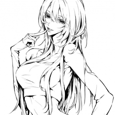 绝美黑白御姐动漫头像来袭,高冷氛围感拉满!