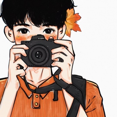 秋天氛围感拉满的可爱手绘卡通情侣头像来啦