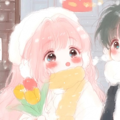 超甜！可爱唯美手绘卡通情侣头像来袭