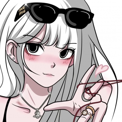 超有爱！情头图片情侣一人一半动漫