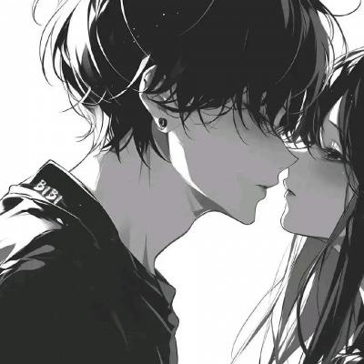 超绝!小众优质黑白动漫情侣头像来袭