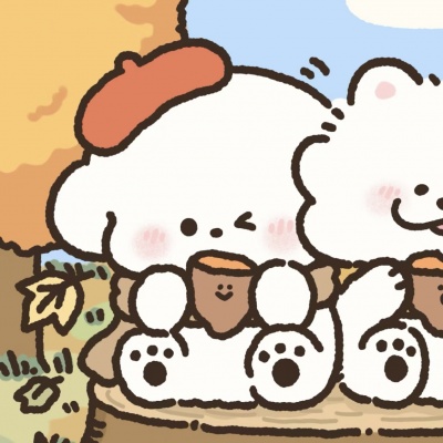 萌化啦!可爱手绘小狗情头来袭