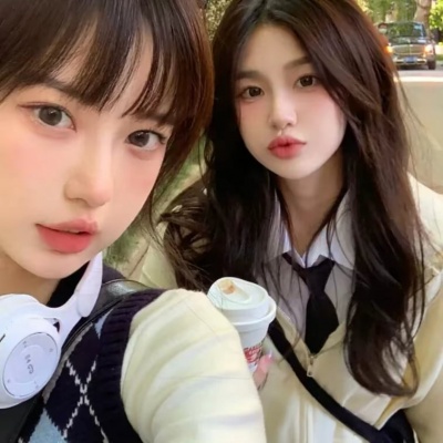 超甜!ins风可爱双人闺蜜女生头像来袭