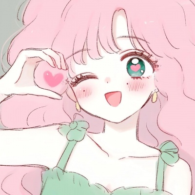 唯美手绘可爱女生头像,萌化你的心!