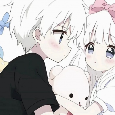 甜系情侣必看!手绘情头可爱高清一对两张合集