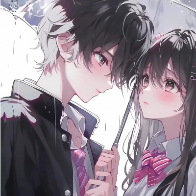 唯美动漫双人情侣头像,甜度超标啦