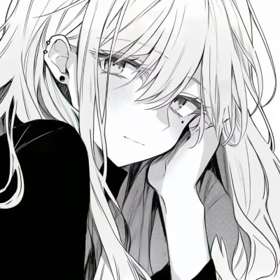 酷飒来袭！高冷黑白动漫女头