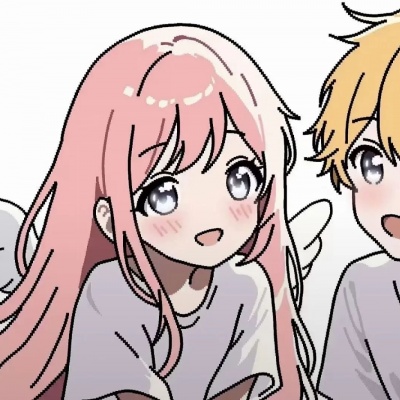 被问麻了🔥高质量ins氛围感手绘情侣头像