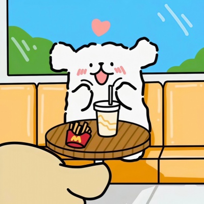 萌炸了!线条小狗一左一右情头来袭