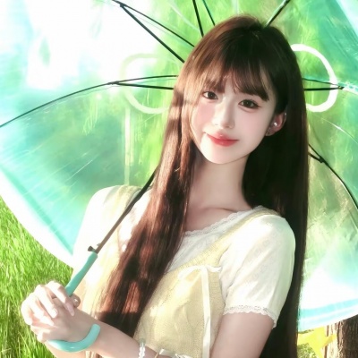 被这组绿色氛围感女头美哭啦！