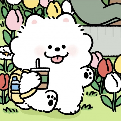 春天限定！超治愈小狗卡通情头来啦