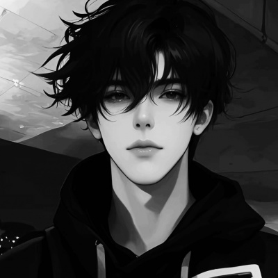 酷帅来袭✨黑白个性动漫男头