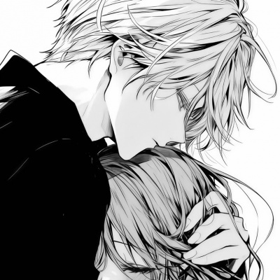 动漫情侣头像黑白冷酷,独特又吸睛