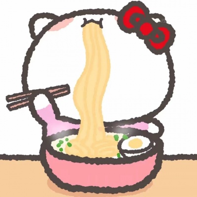 超萌单人手绘卡通情头推荐，一左一右超有爱💕