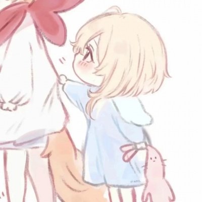 超萌可爱手绘情侣头像一左一右合集,萌化啦!