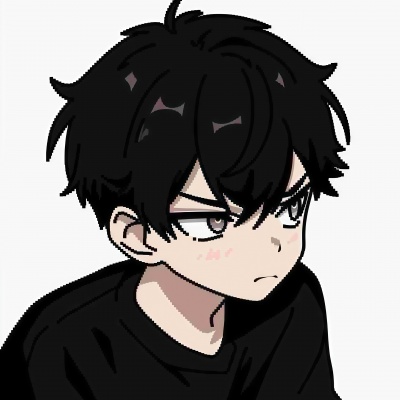 超绝的像素动漫男头