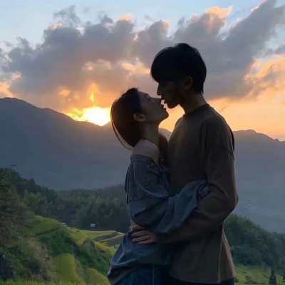 情侣头像真人ins风氛围感