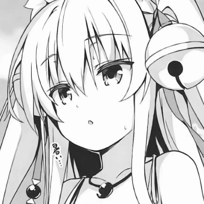 黑白动漫情头一男一女一左一右，赶紧和你的另一半安排上呀