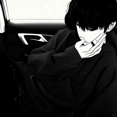 超酷的一男一女黑白动漫情头来啦🎉 