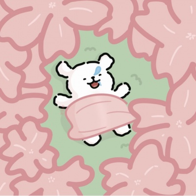 🐕萌翻啦！可爱线条小狗卡通情头