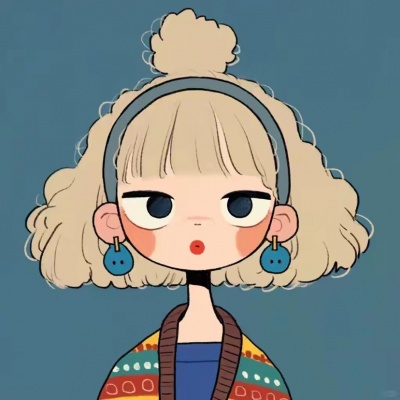 超萌警告❗可爱手绘卡通搞怪女头像来了