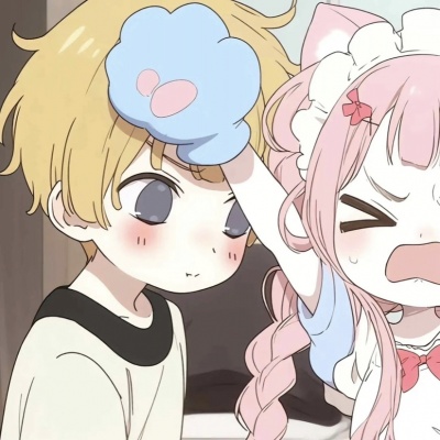 情侣头像卡通呆萌的图片,尽显甜蜜氛围