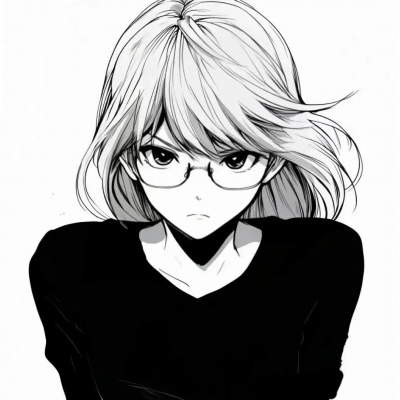 超燃！黑白酷帅一男一女动漫情头来袭