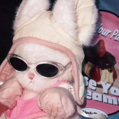 萌炸!可爱玩偶砰砰兔头像来袭