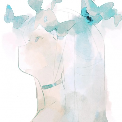 淡系彩绘卡通女生头像，美翻啦！