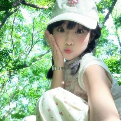 绿色系真人女头,谁看了不迷糊