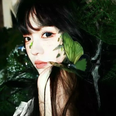 头像女绿色系清新：森系治愈风，温柔显白不撞款