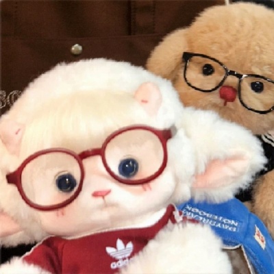 一左一右可爱玩偶情头|软萌治愈感拉满,情侣必备