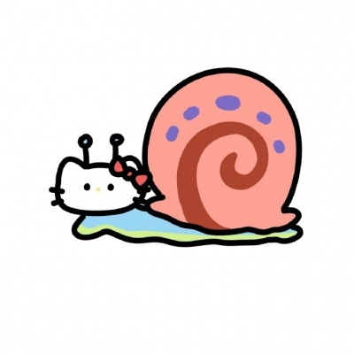 谁能拒绝!可爱到爆的白底简约手绘卡通Hello Kitty头像