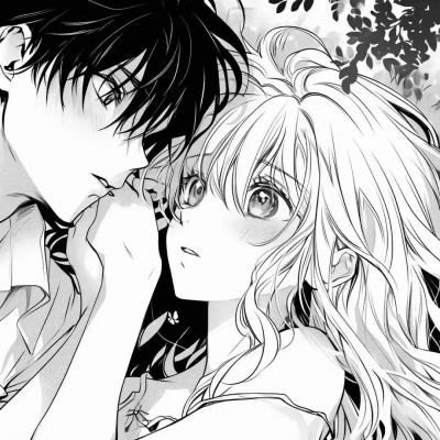 黑白氛围感动漫情头|高质感 + 强氛围,二次元情侣头像新宠