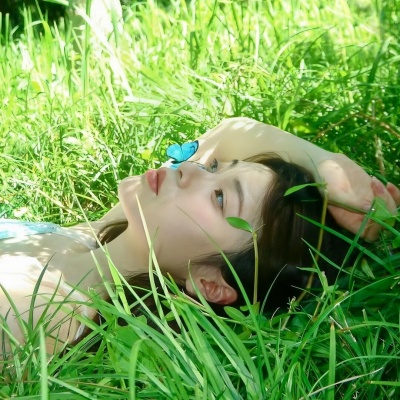 小众有生命力的清新绿色系森系女头