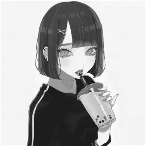 超绝！黑白漫画女生头像高清大集合