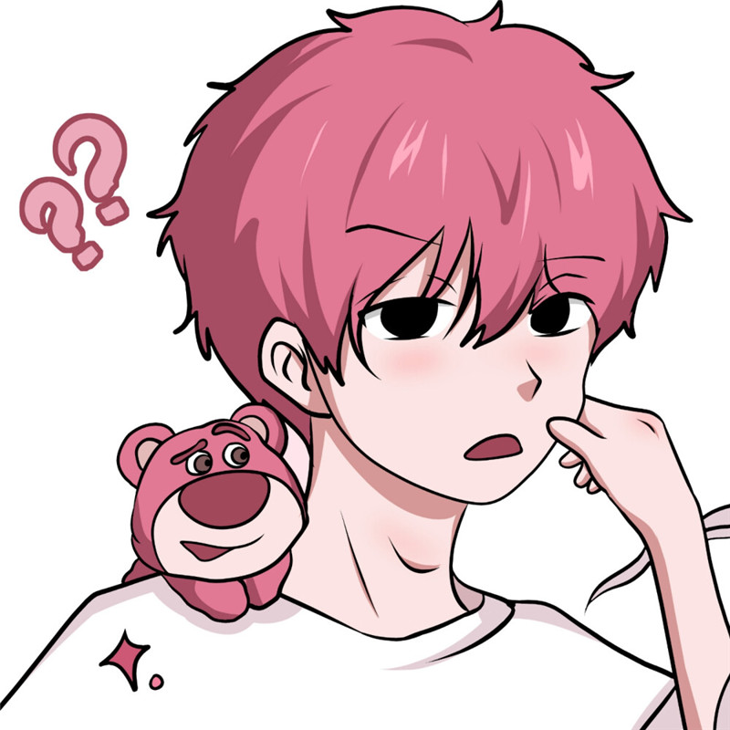 超萌!折木奉太郎草莓熊女友动漫情侣头像