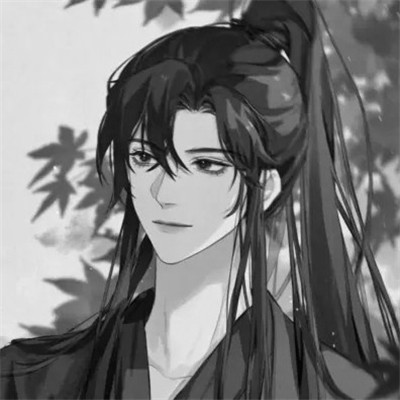 超帅的黑白古风男生头像，被帅晕