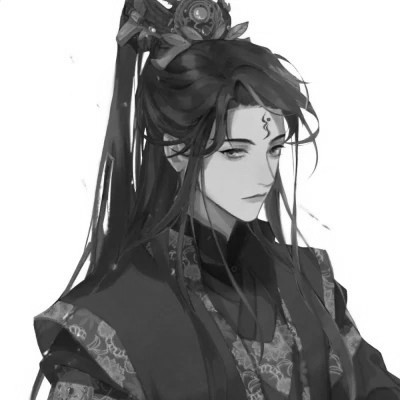 被黑白古风漫画男生头像狠狠拿捏