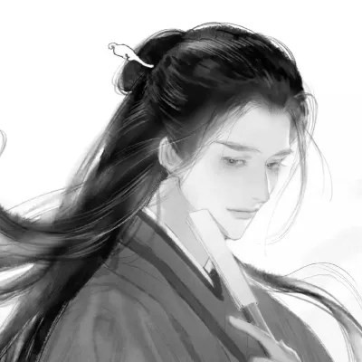 100张男生高清古风黑白头像合集