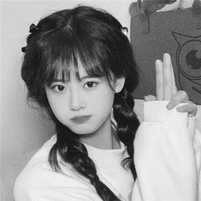 超绝!微信高清黑白女生头像大集合