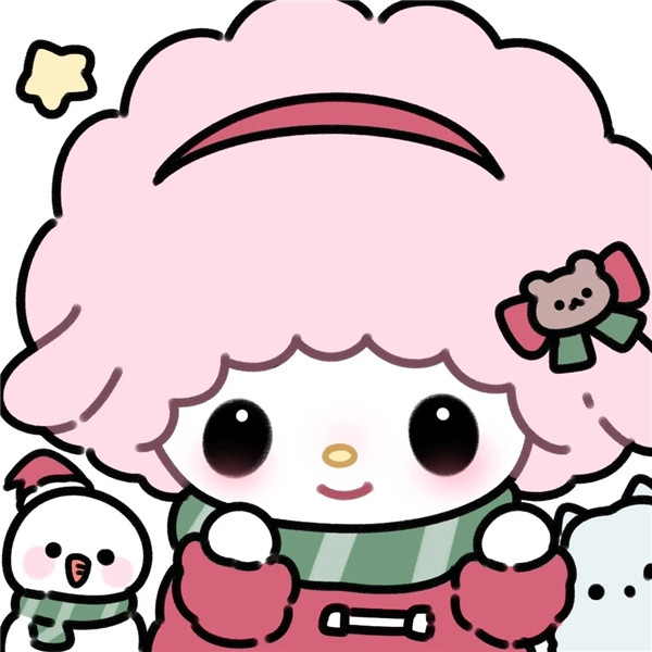 萌炸啦！三丽鸥可爱圣诞头像来袭