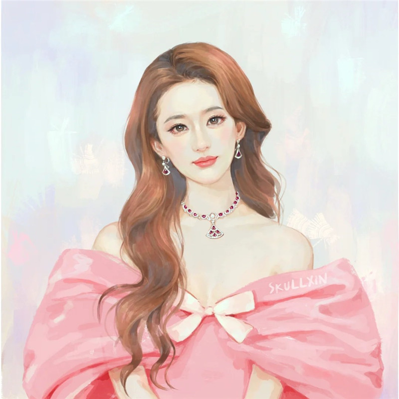 被刘亦菲绝美手绘头像惊艳到啦!